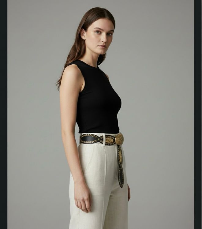 Fiori Ceinture Cowboy Pour Femmes Ceinture Robe Jupe Pantalon Vêtements en gros 2