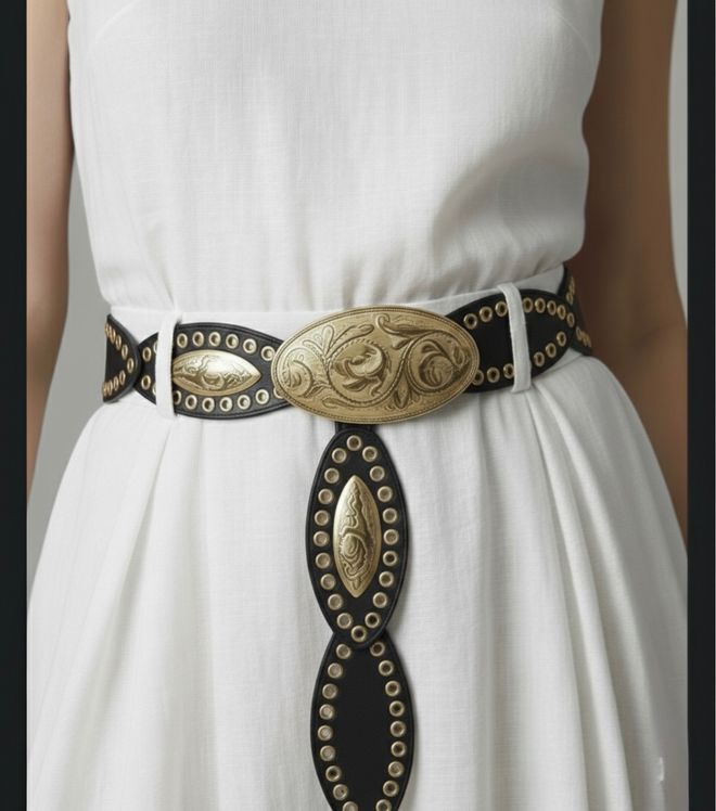 Fiori Ceinture Cowboy Pour Femmes Ceinture Robe Jupe Pantalon Vêtements en gros Automne