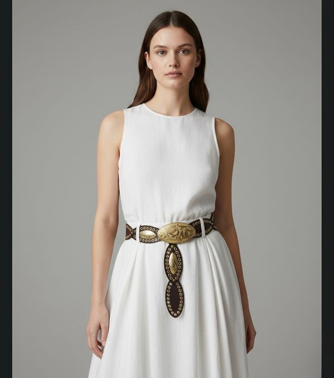 Fiori Ceinture Cowboy Pour Femmes Ceinture Robe Jupe Pantalon Vêtements en gros 1