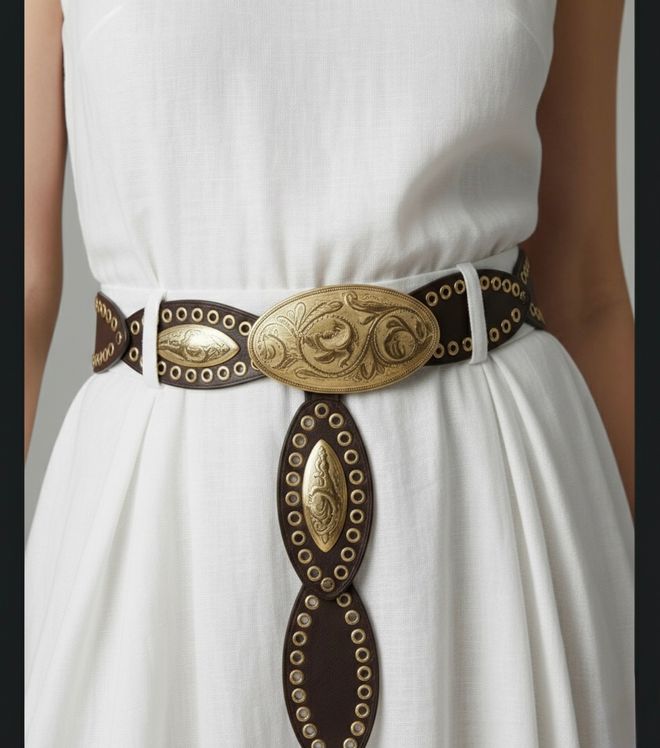 Fiori Ceinture Cowboy Pour Femmes Ceinture Robe Jupe Pantalon Vêtements en gros Automne