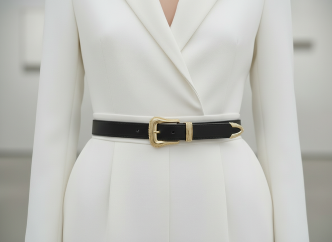 Fiori Bridge Buckle End Costum Γυναικείο Παντελόνι Ζώνη Ζώνη Ζώνη Φόρεμα Ζώνη Χονδρικό εμπόριο ενδυμάτων Casual