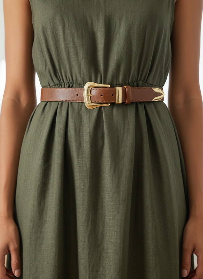 Fiori Abito Da Donna Con Fibbia A Ponte Pantaloni Cintura Cintura Cintura Per Camicia Abbigliamento all'ingrosso Casuale