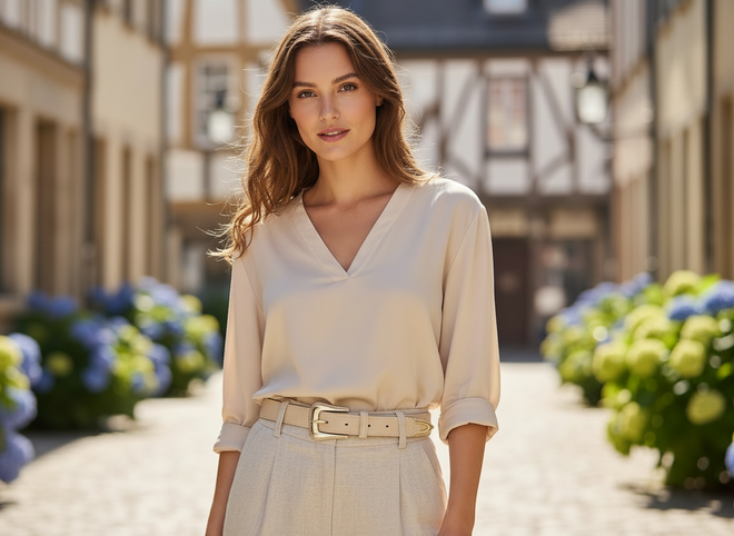 Fiori Abito Da Donna Con Fibbia A Ponte Pantaloni Cintura Cintura Cintura Per Camicia Abbigliamento all'ingrosso Casuale