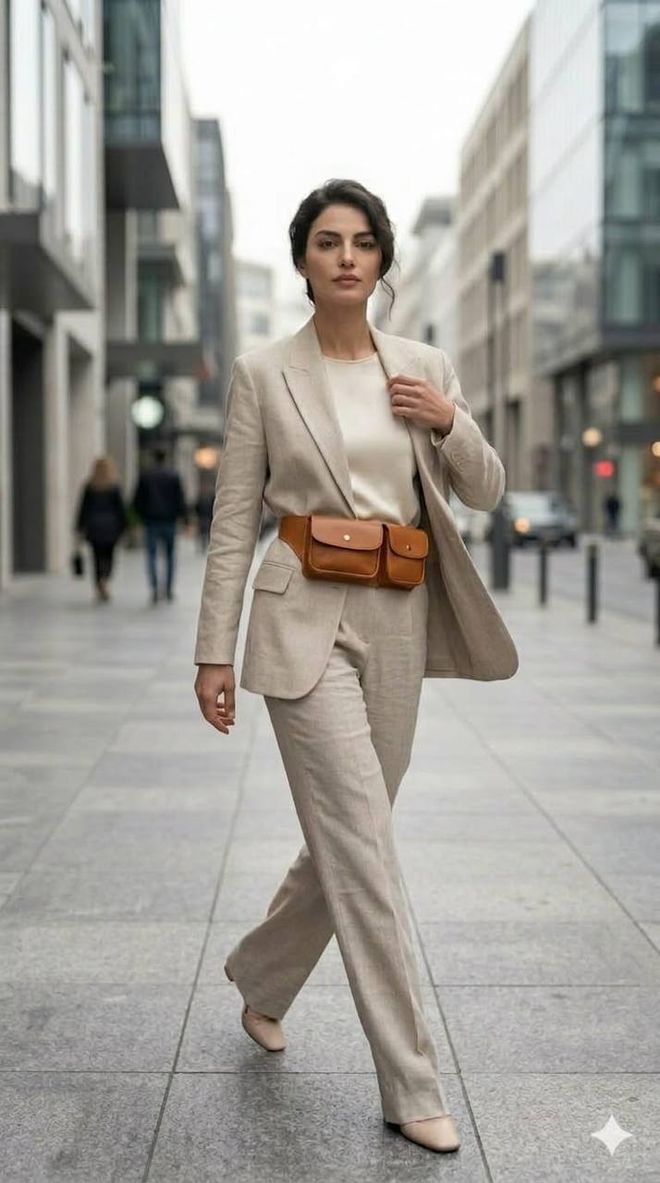 Fiori Damen Gürteltasche Aus Kunstleder Großhandelskleidung 0