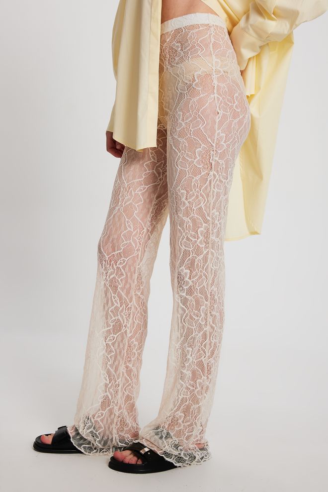 First Angels Ecru Lace Pants 29173 Wholesale Clothing Elegant