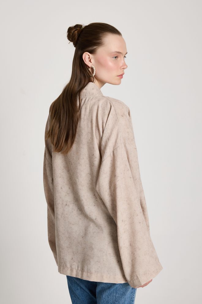 First Angels Kimono Beige Ethnique Modeste Décontracté Élégant Vêtements en gros 5