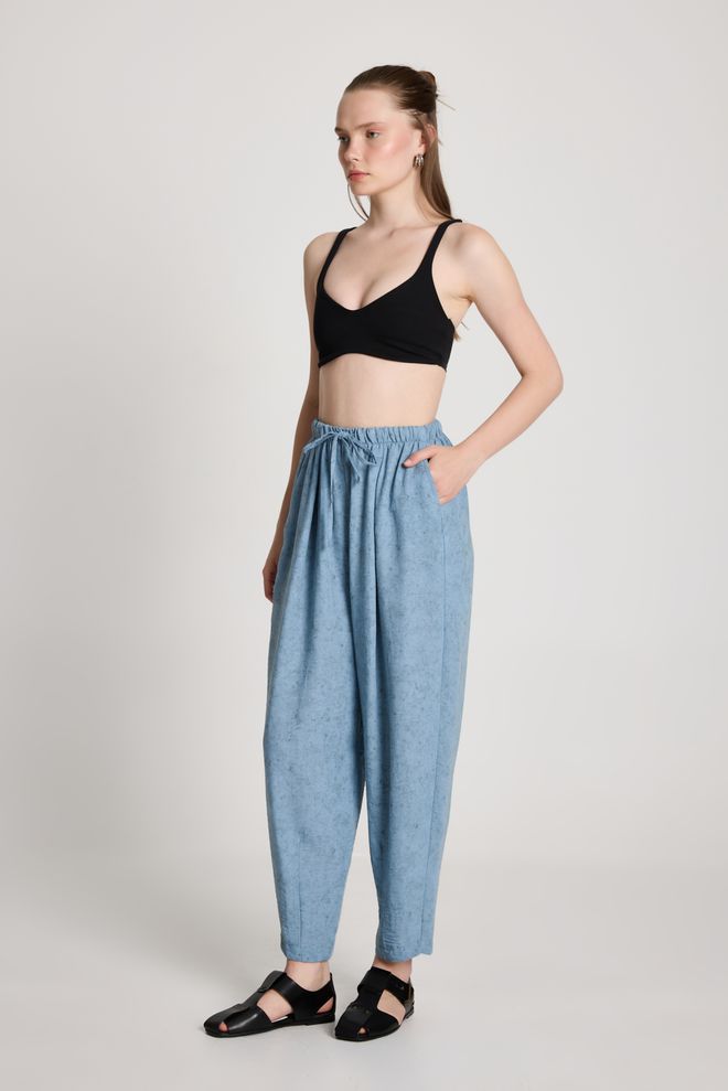 First Angels Blue Casual Sport Jogger Pants Wholesale Clothing Casual