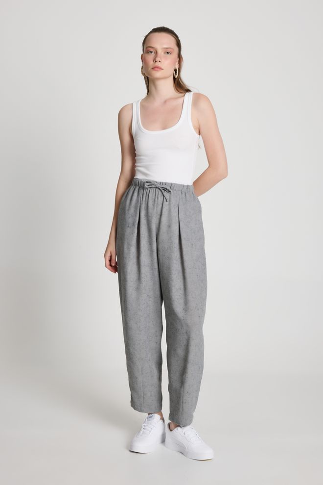 First Angels Pantalón Jogger Deportivo Casual Gris Ropa al por mayor Modesto