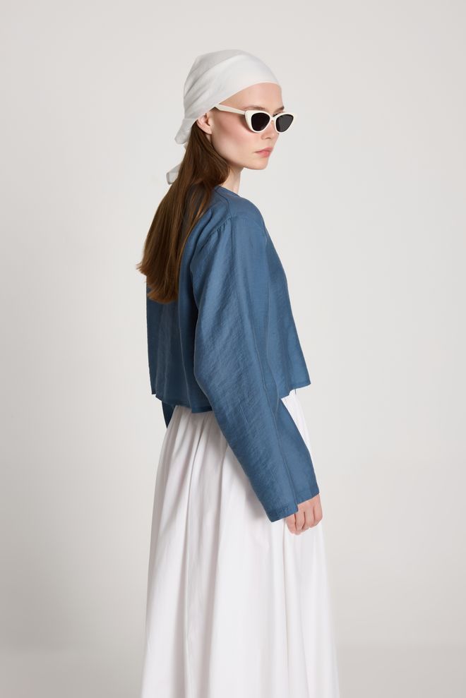 First Angels Плави Етнички Неформалан Кимоно Велепродаја одеће Плажа