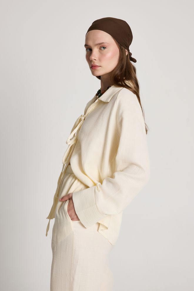 First Angels Beige Casual Boho Elegant Modest Formal Suit Wholesale Clothing Casual