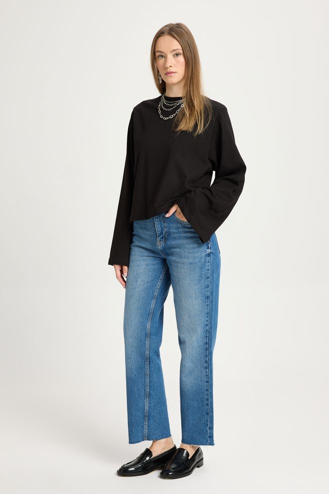 First Angels Black Casual Oversized Fit Shirt Wholesale Clothing Lounge