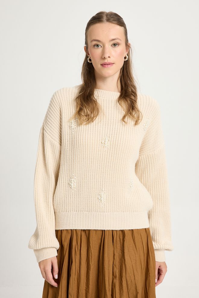 First Angels Bež Jopica Ležerno Elegantno Vintage Boho Preppy Retro Oblačila na debelo Zima