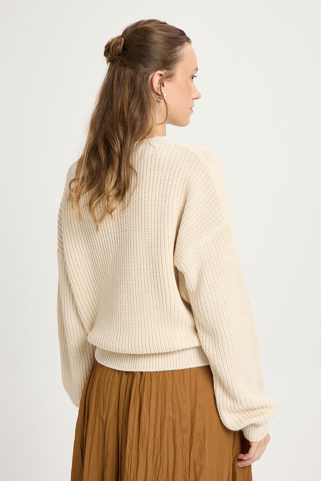 First Angels Bež Jopica Ležerno Elegantno Vintage Boho Preppy Retro Oblačila na debelo 5