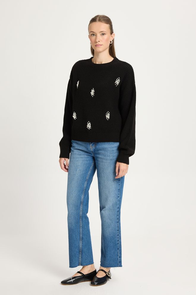 First Angels Black Casual Elegant Cardigan Wholesale Clothing 1