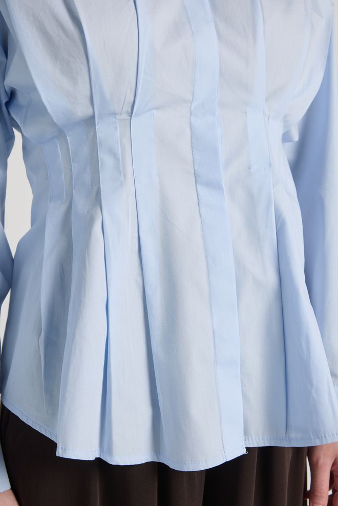 First Angels Blue Formal Casual Elegant Preppy Shirt Wholesale Clothing Lounge