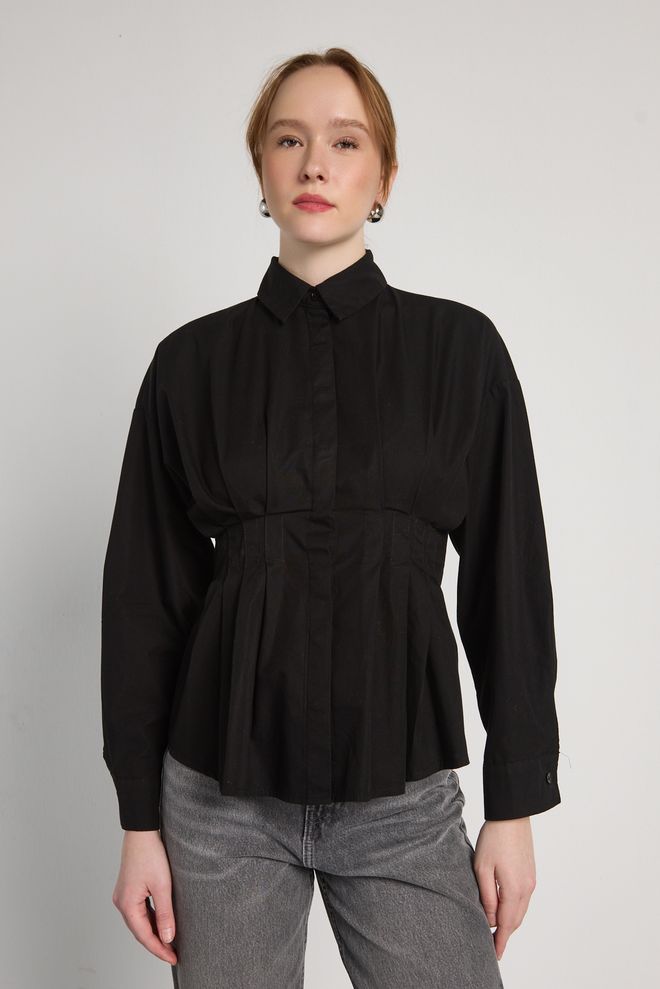 First Angels Camisa Preta Roupas por atacado 0