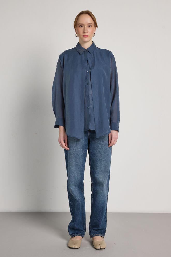 First Angels Chemise Indigo Vêtements en gros 0