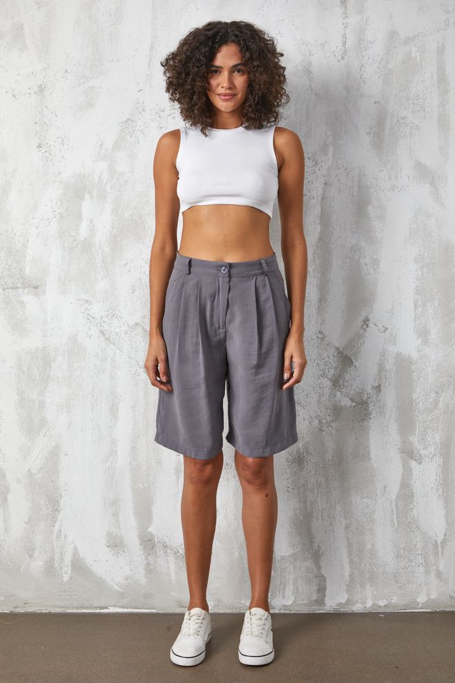 First Angels أنثراسيت مشروط برمودا السراويل ملابس بالجملة رَسمِيّ