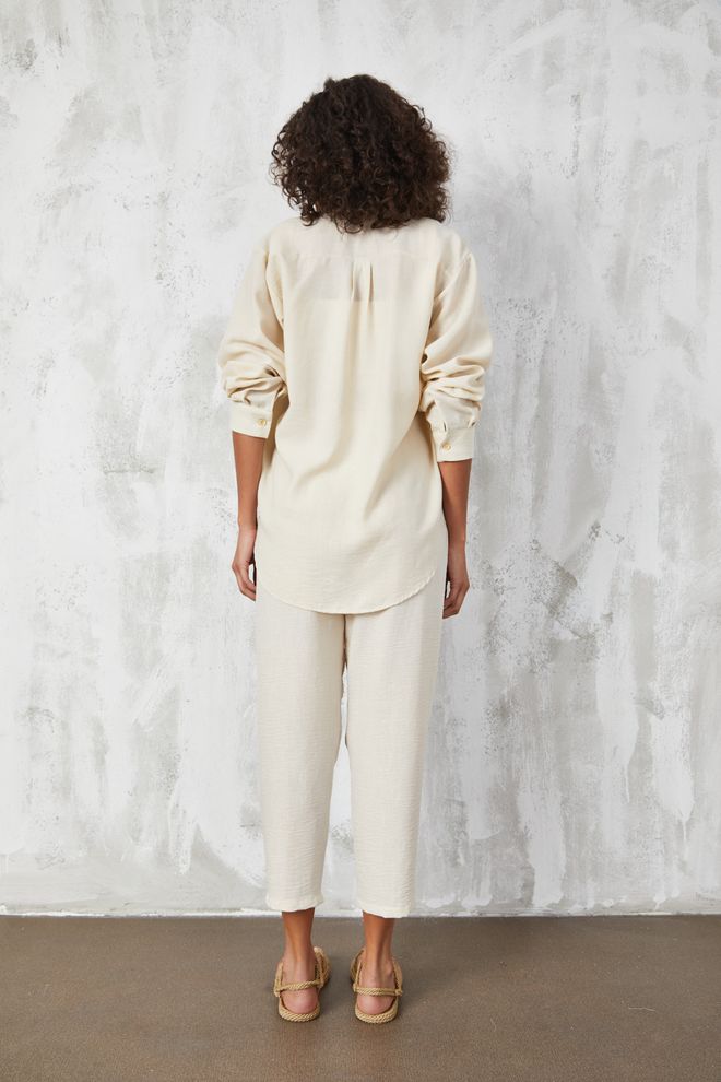 First Angels Ecru Linen Bamboo Set Wholesale Clothing 6