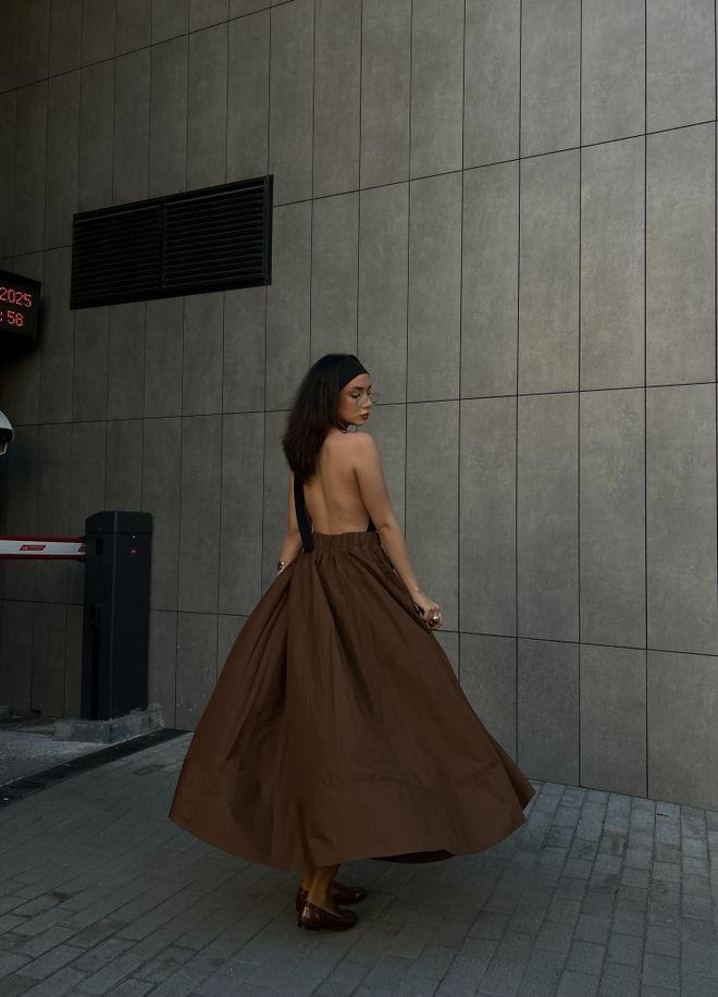 First Angels Gonna Lunga In Vita Elasticizzata In Popeline Di Caffè 27321 Abbigliamento all'ingrosso 4