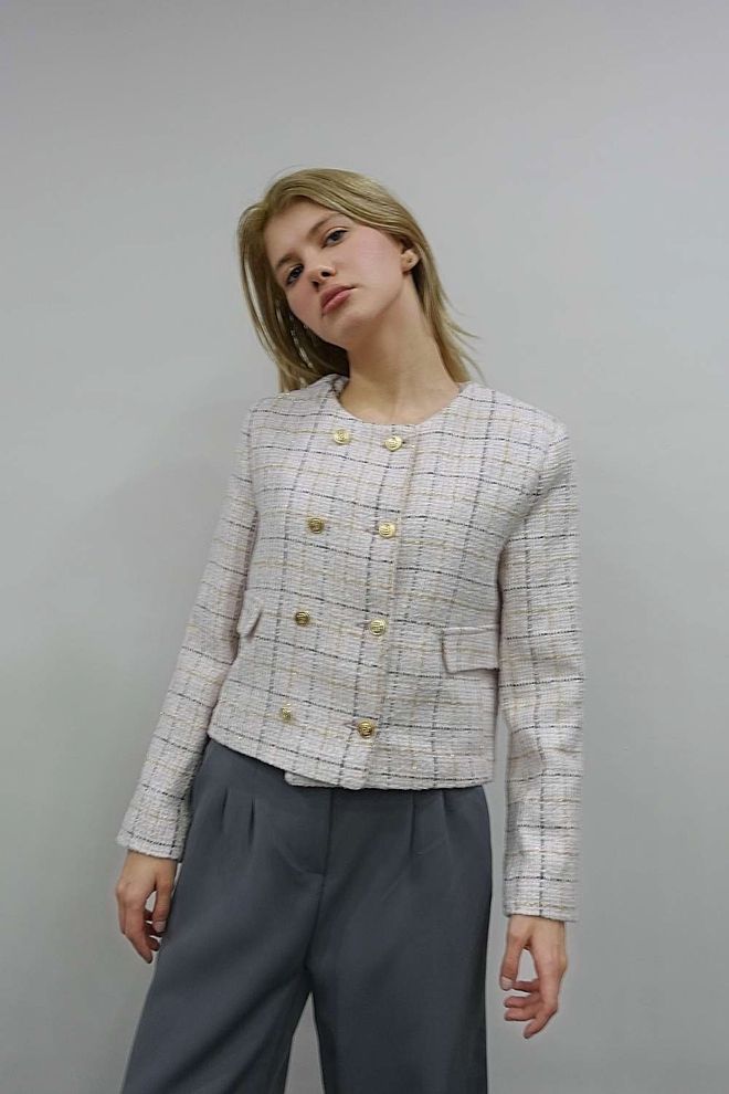Ilia Giacca: Rosa Antico E Nera Abbigliamento all'ingrosso Formale