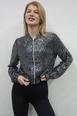 A wholesale clothing model wears flw10086-silver-sequin-jacket, Turkish wholesale  of 