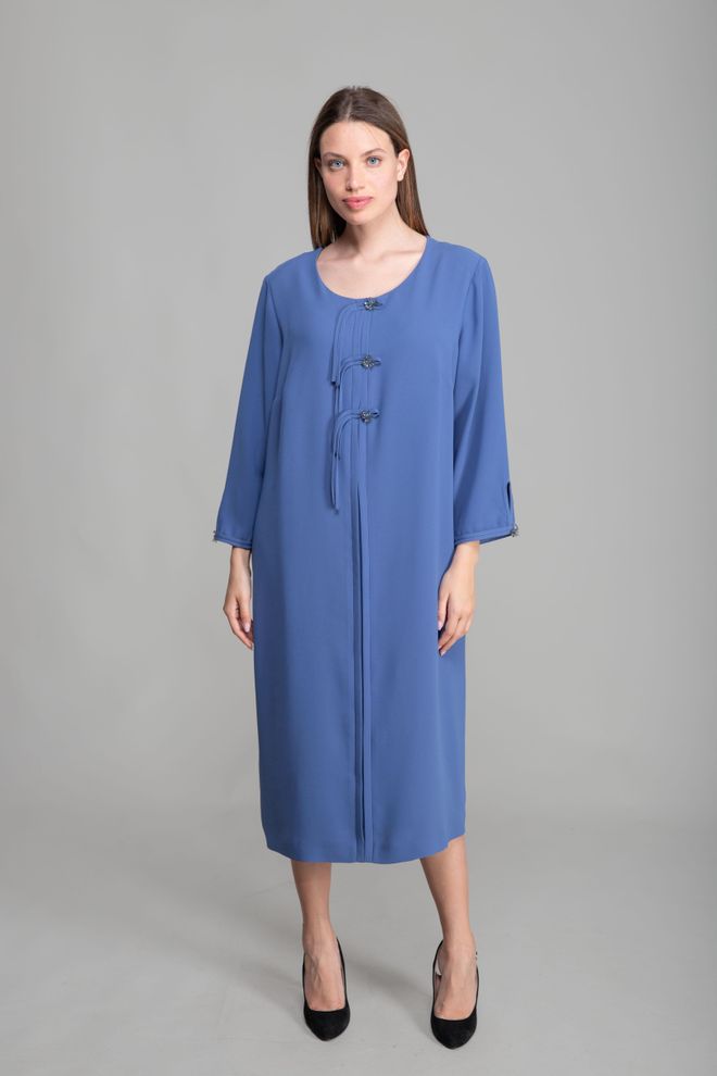 GUMANIZE Vestido Skinny Suzanna Straight Com Gola Redonda Roupas por atacado Casual