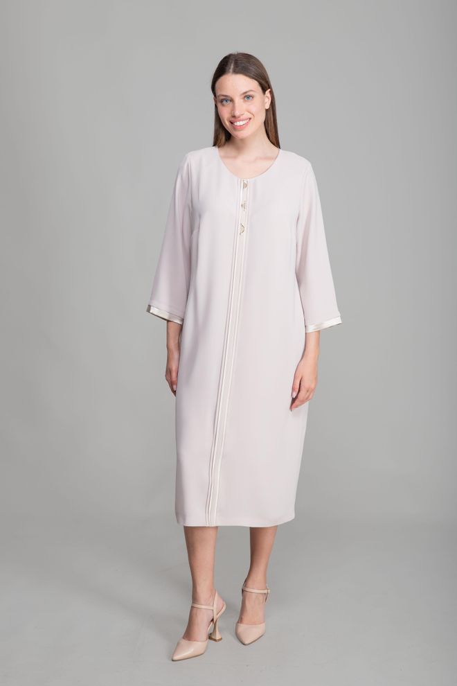 GUMANIZE Gerades Skinny Kleid Suzanna Mit Rundhalsausschnitt Großhandelskleidung Lässig