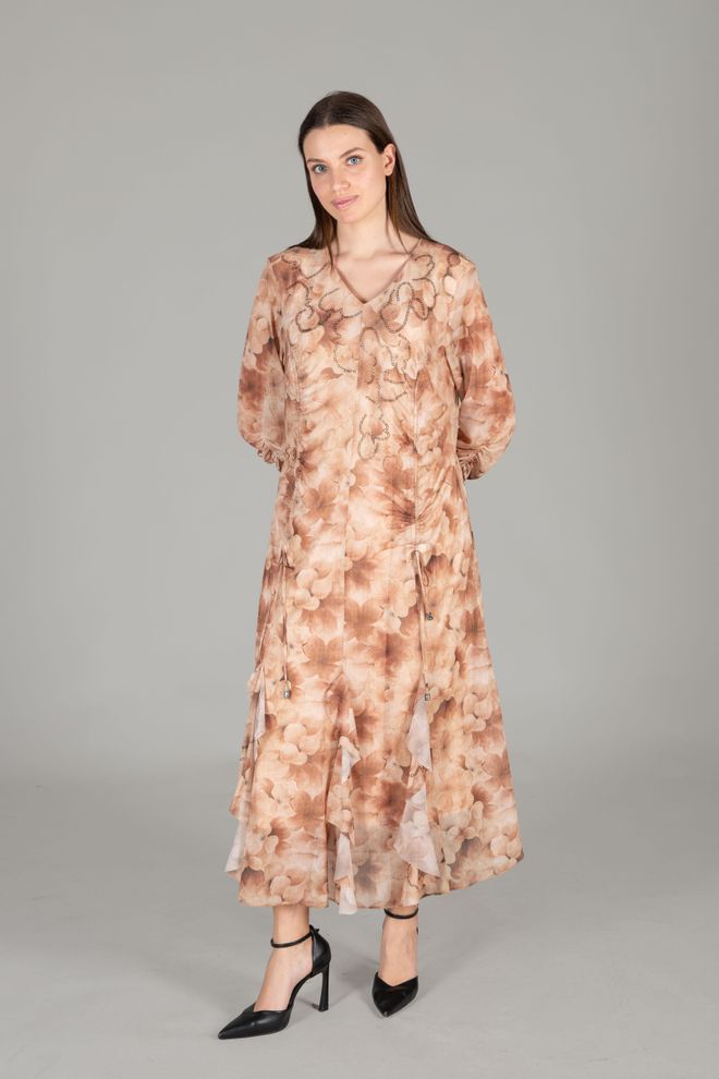 GUMANIZE Платье Empire С Круглым Вырезом Оптовая продажа одежды Этнический