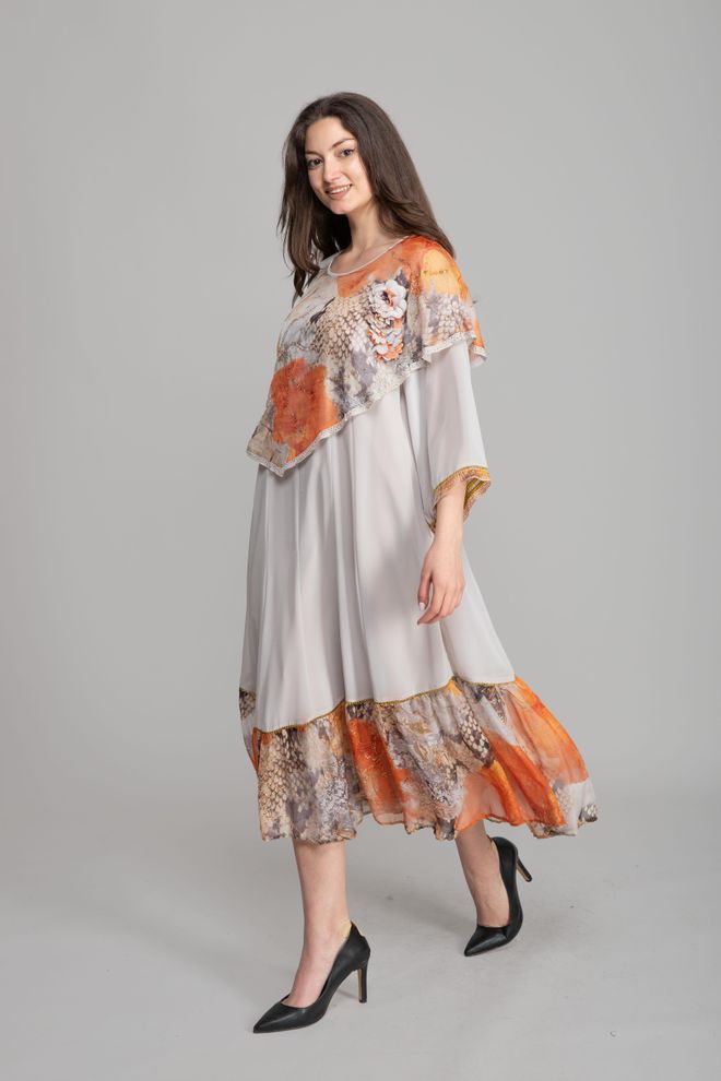 GUMANIZE Vestito Beige Etnico Modesto Elegante Formale A Line Abbigliamento all'ingrosso Modesto