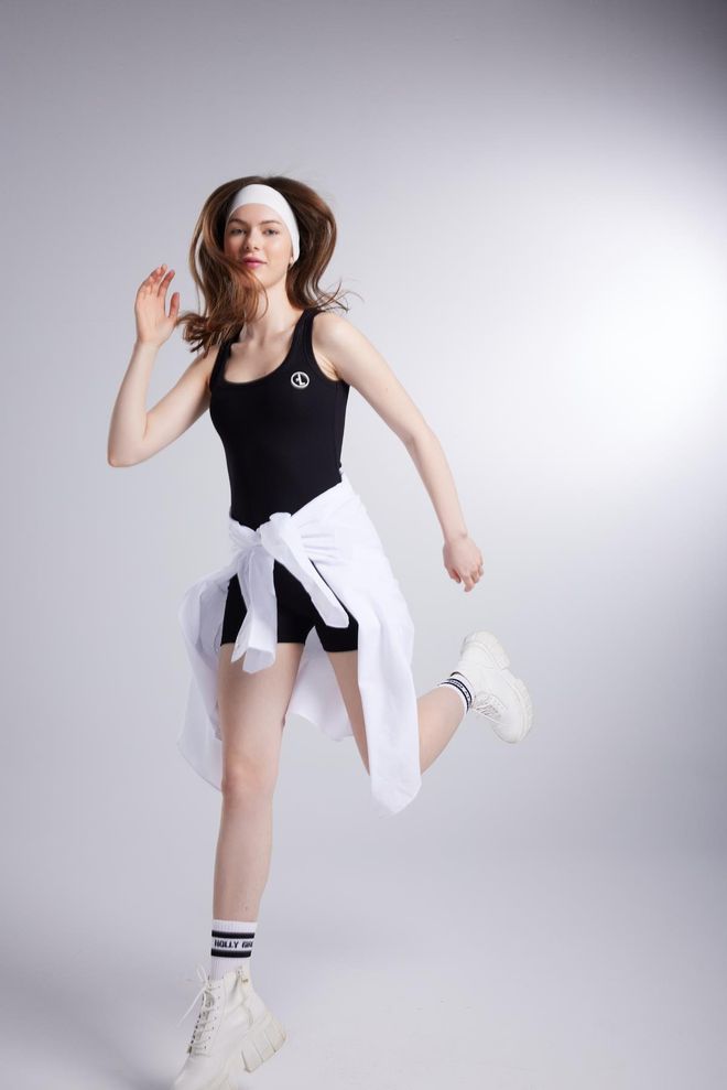 Holly Lolly Zoe Jumpsuit Black Wholesale Clothing Gym