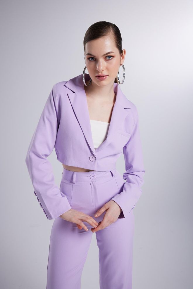 Holly Lolly Veste Panky Lilas Vêtements en gros Élégant