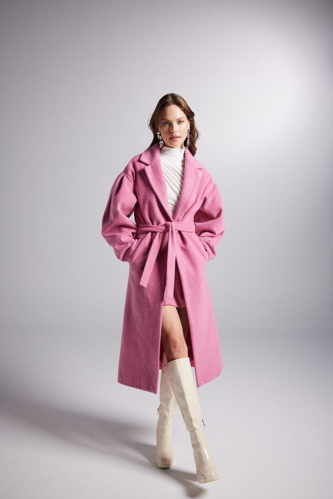 Holly Lolly Mira Jas Roze Groothandel Kleding Casual