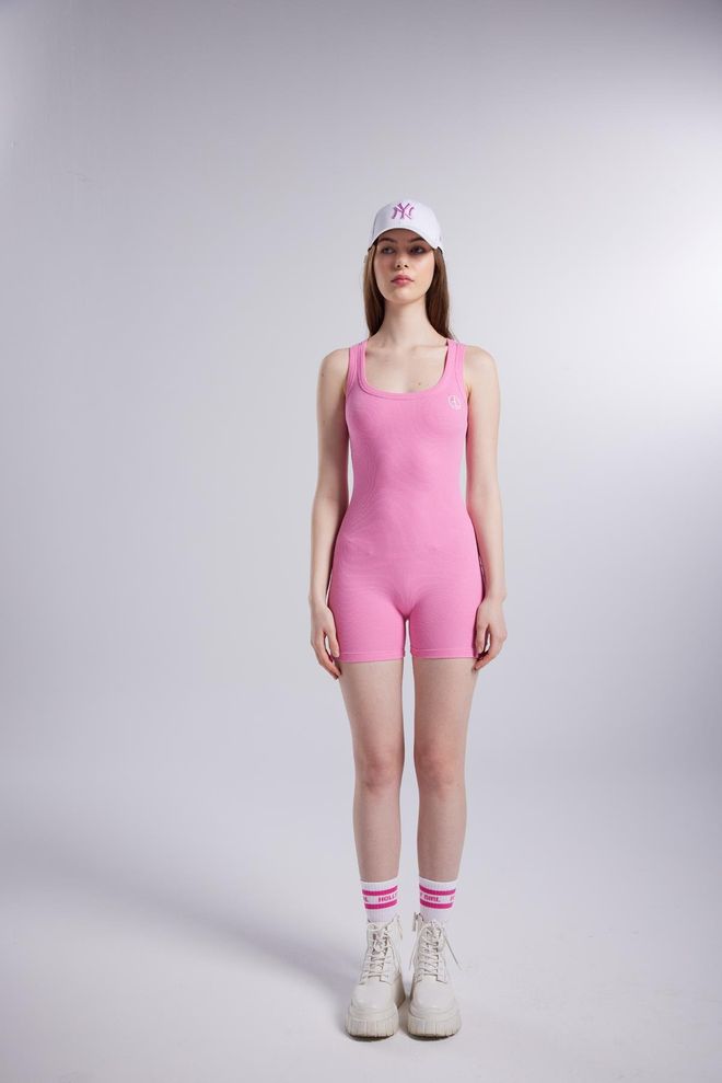 Holly Lolly Zoe Jumpsuit Pink Wholesale Clothing Summer