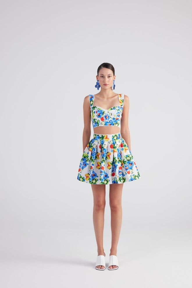Holly Lolly Minigonna Ravello Blu Abbigliamento all'ingrosso Casuale