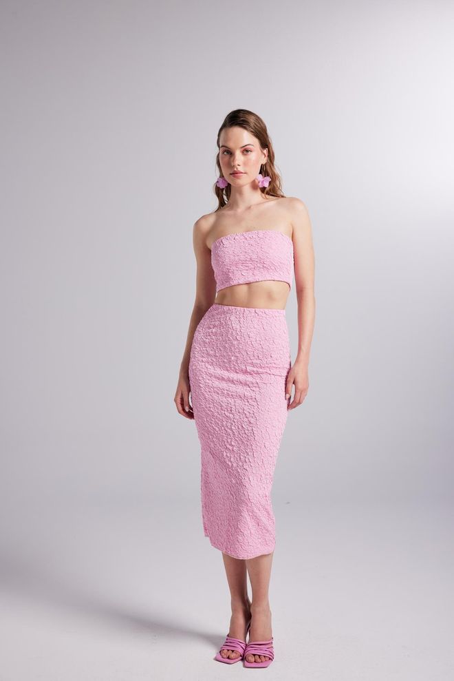 Holly Lolly Costume Moelleux Rose Vêtements en gros Élégant