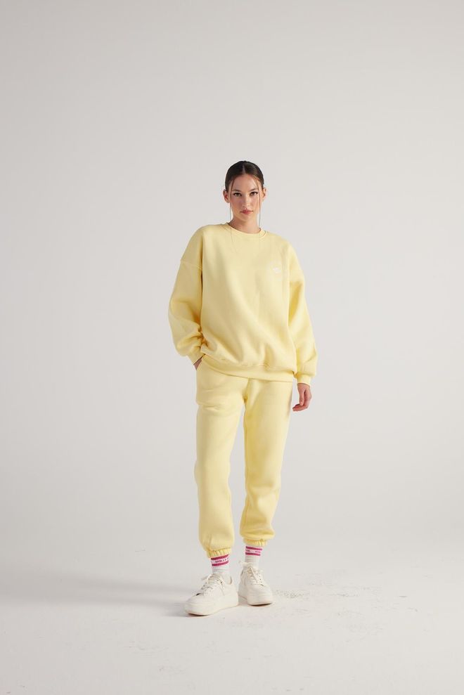Holly Lolly Fine Sweatpants Yellow Wholesale Clothing No Fabric