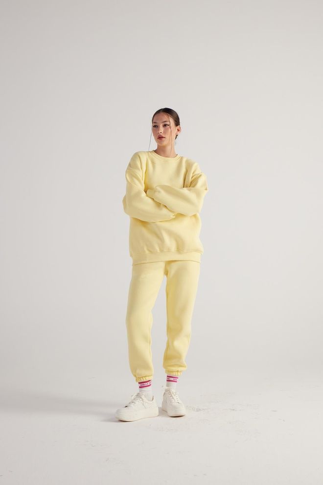 Holly Lolly Fine Sweatpants Yellow Wholesale Clothing Winter