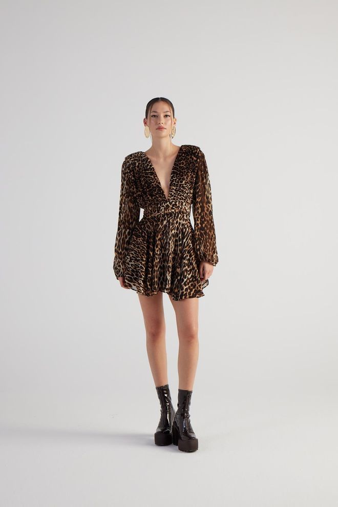 Holly Lolly Robe Janet Marron Vêtements en gros Élégant