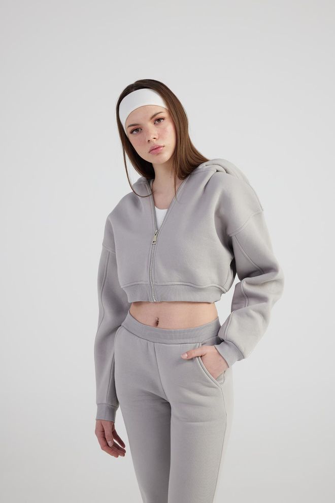 Holly Lolly Sweat Mixte Gris Vêtements en gros Décontracté