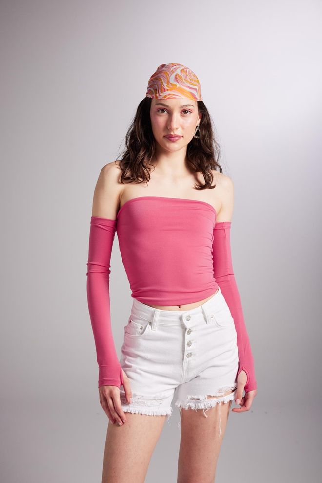 Holly Lolly Blouse Lisse Rose Vêtements en gros Décontracté