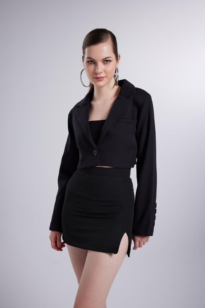 Holly Lolly سترة بانكي سوداء ملابس بالجملة 2