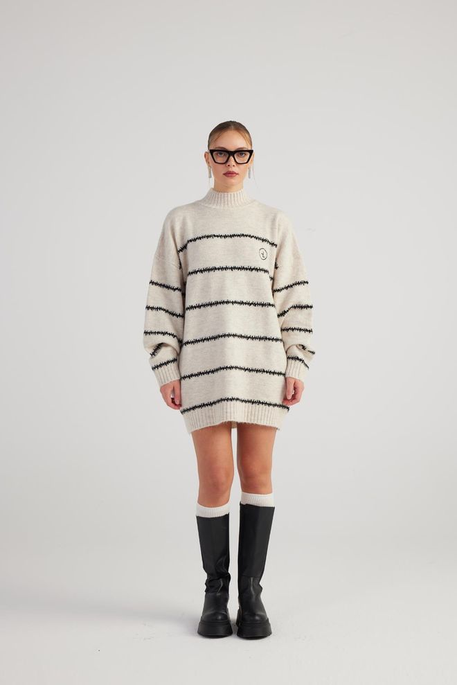 Holly Lolly Paloma Sweater Ecru Wholesale Clothing No Fabric