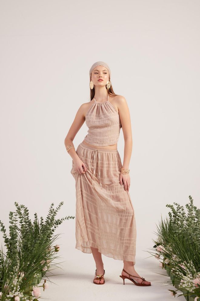Holly Lolly Costume Bohemy Beige Vêtements en gros Décontracté