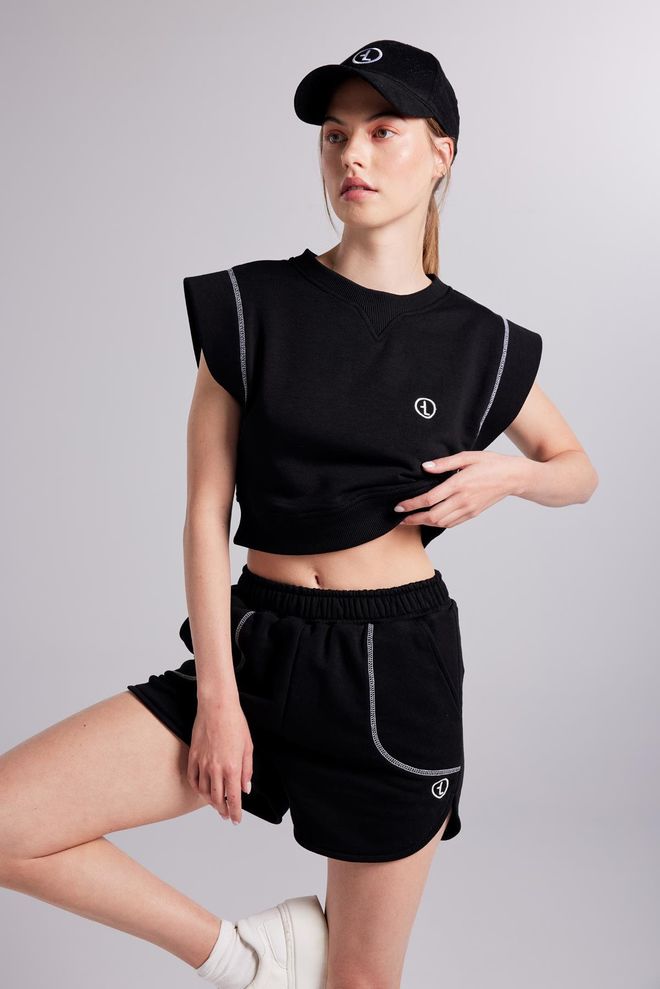 Holly Lolly Rhode Shorts Black Wholesale Clothing No Fabric