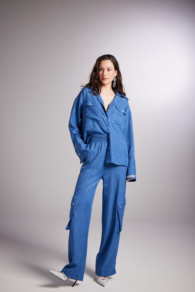 Holly Lolly Pantalón Julia Azul Ropa al por mayor Casual