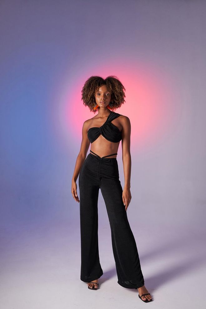 Holly Lolly Beatrice Crop Black Wholesale Clothing Birthday