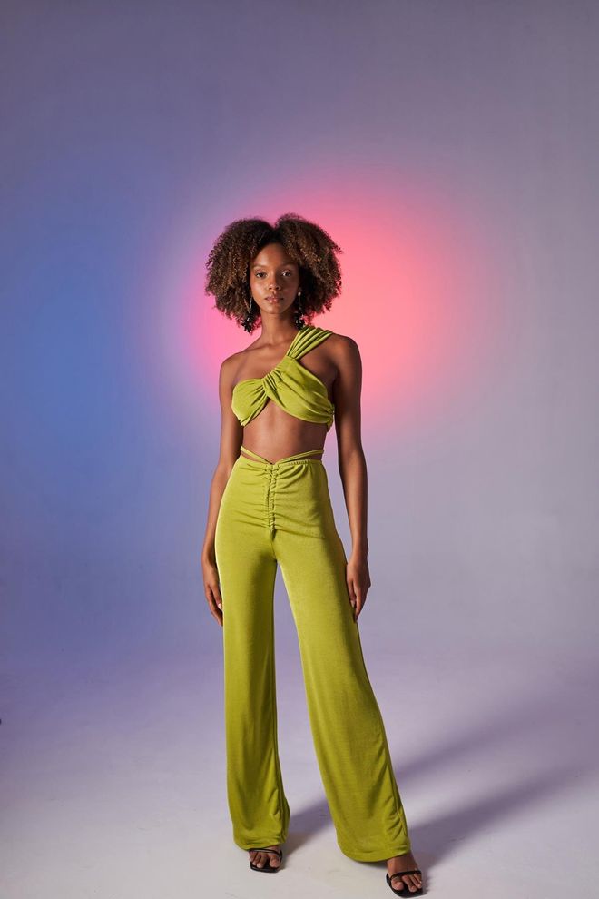 Holly Lolly Beatrice Crop Green Wholesale Clothing Spring