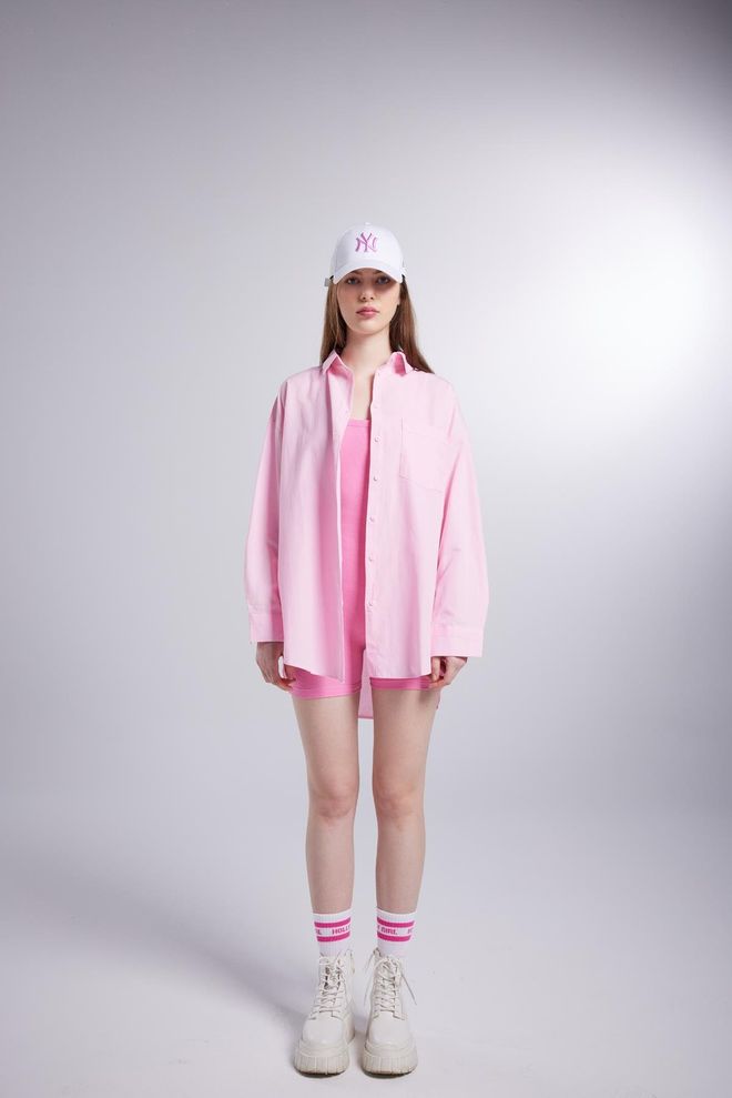 Holly Lolly Chemise Lovesize Rose Vêtements en gros Décontracté