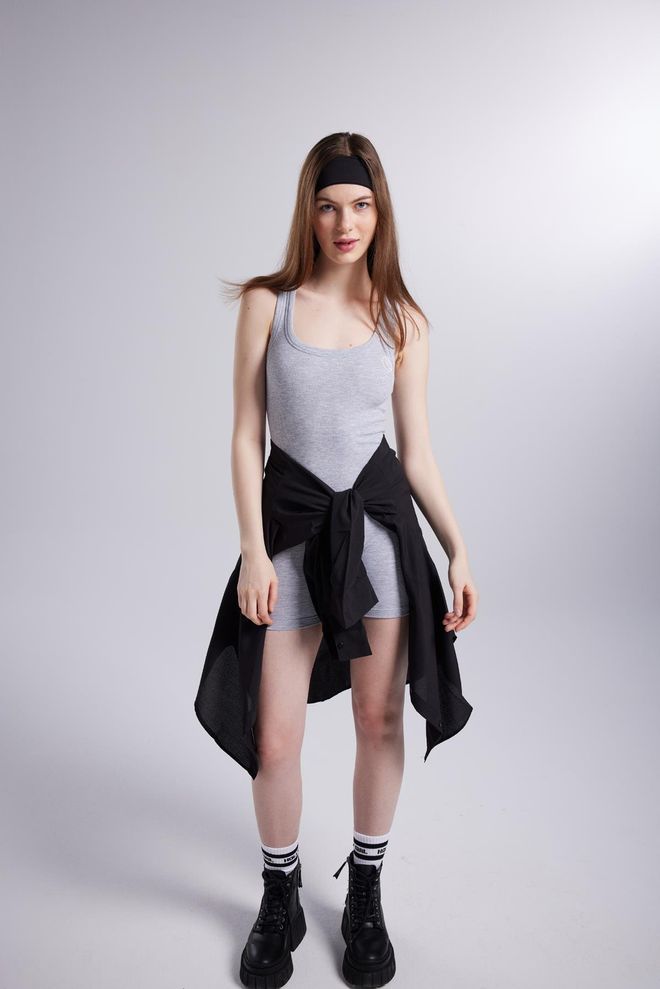 Holly Lolly Kombinéza Zoe Sivá Veľkoobchod s oblečením Žiadna látka